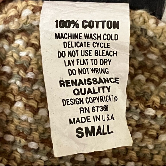 Vintage Star Cody Tan Stripe Knit Sweater Vest - Picture 10 of 10